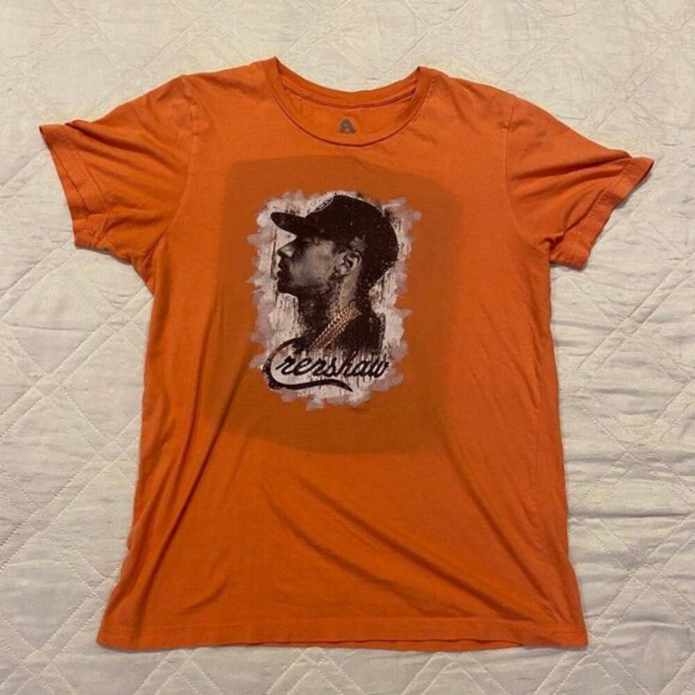 Nipsey Hussle Tribute Crershaw A chill Apparel T shirt M